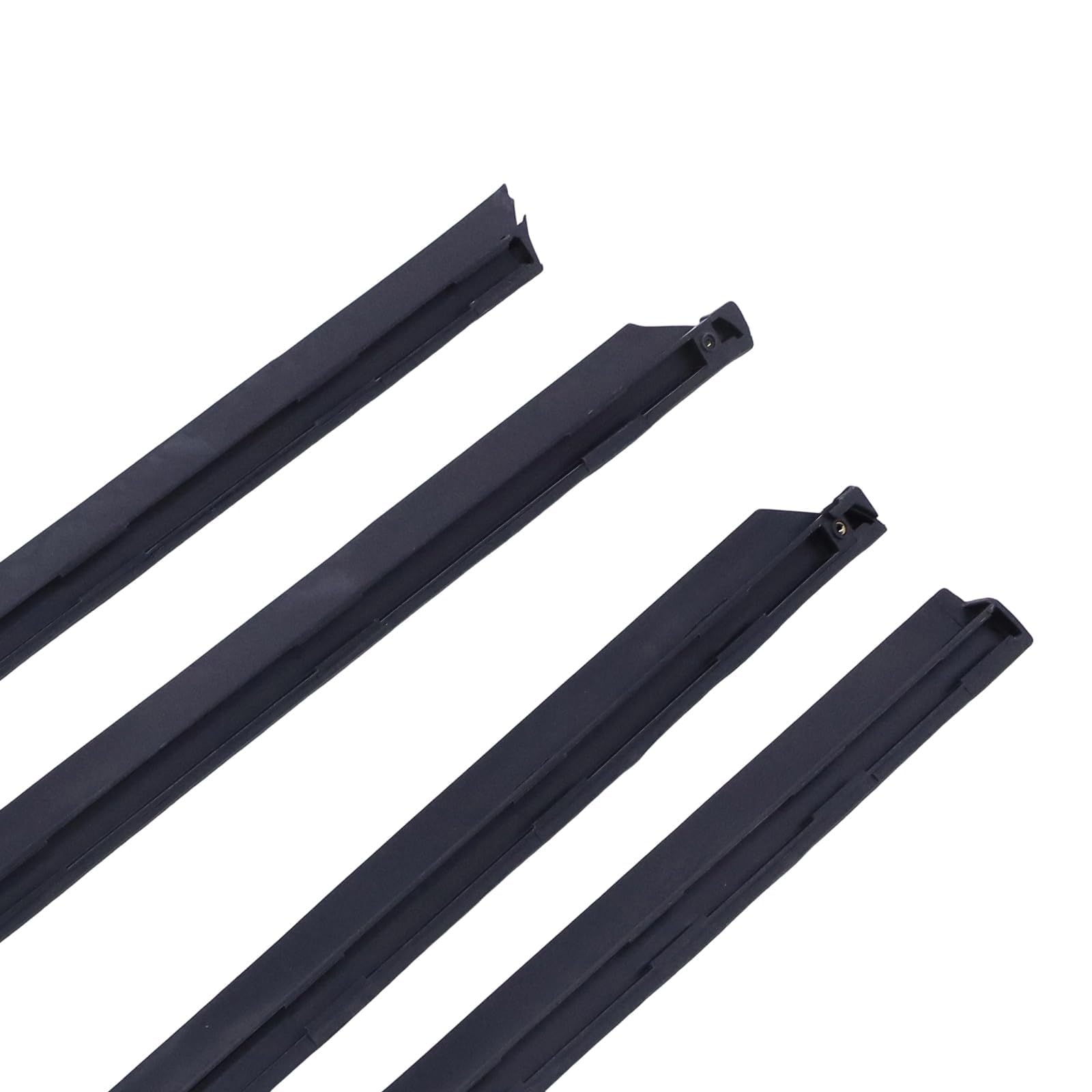 4 x Zierleisten Türleisten + Clips Satz Kompatibel mit Audi A4 B5 Limousine Avant 8D0853959B01C 8D0853960B01C 8D0853969B01C