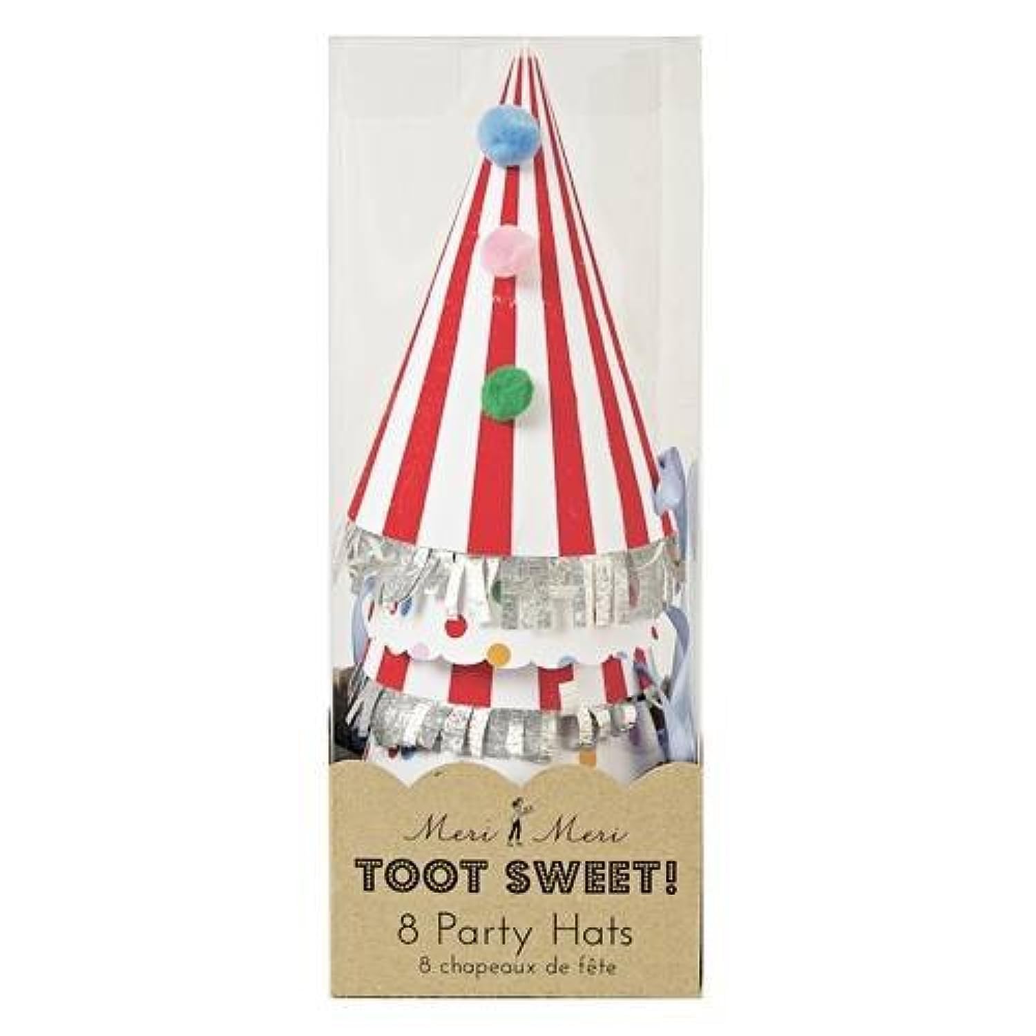 Meri Meri Toot Sweet Party Hats 8-Pieces