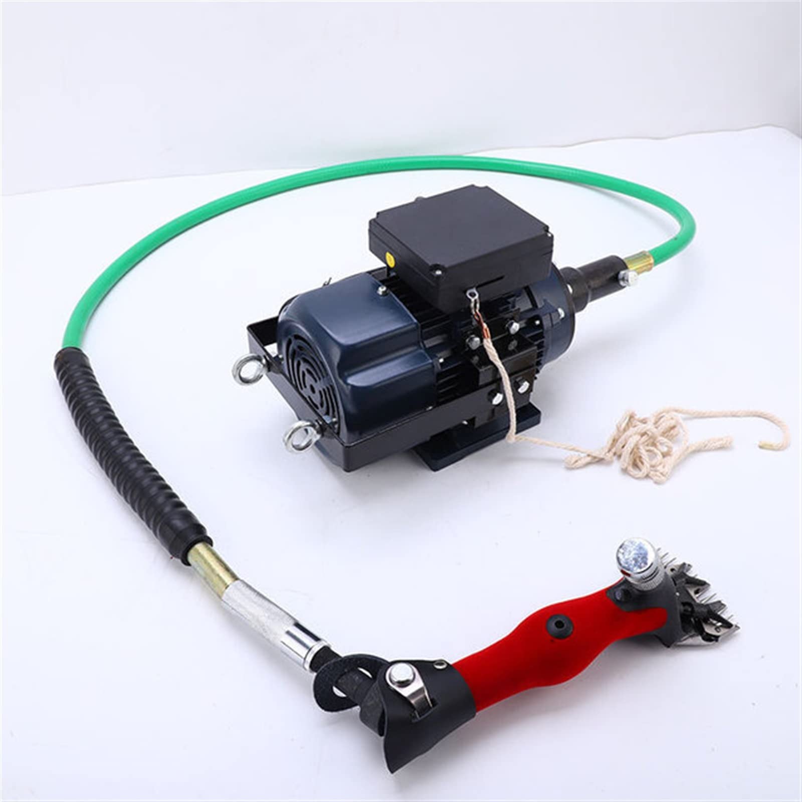Tosatrice elettrica per pecore Ruotare l'albero flessibile Tosatura delle pecore elettriche Forbici Clipper Cesoie for capre Macchina con affilatrice for smerigliatrice a lama(13 Bent Blade)