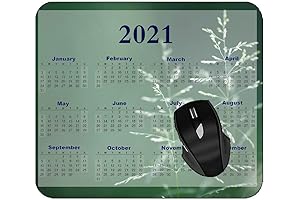 2021 Weed Calendar Mouse Pad - Your Daily Dose of Nature's Goodness