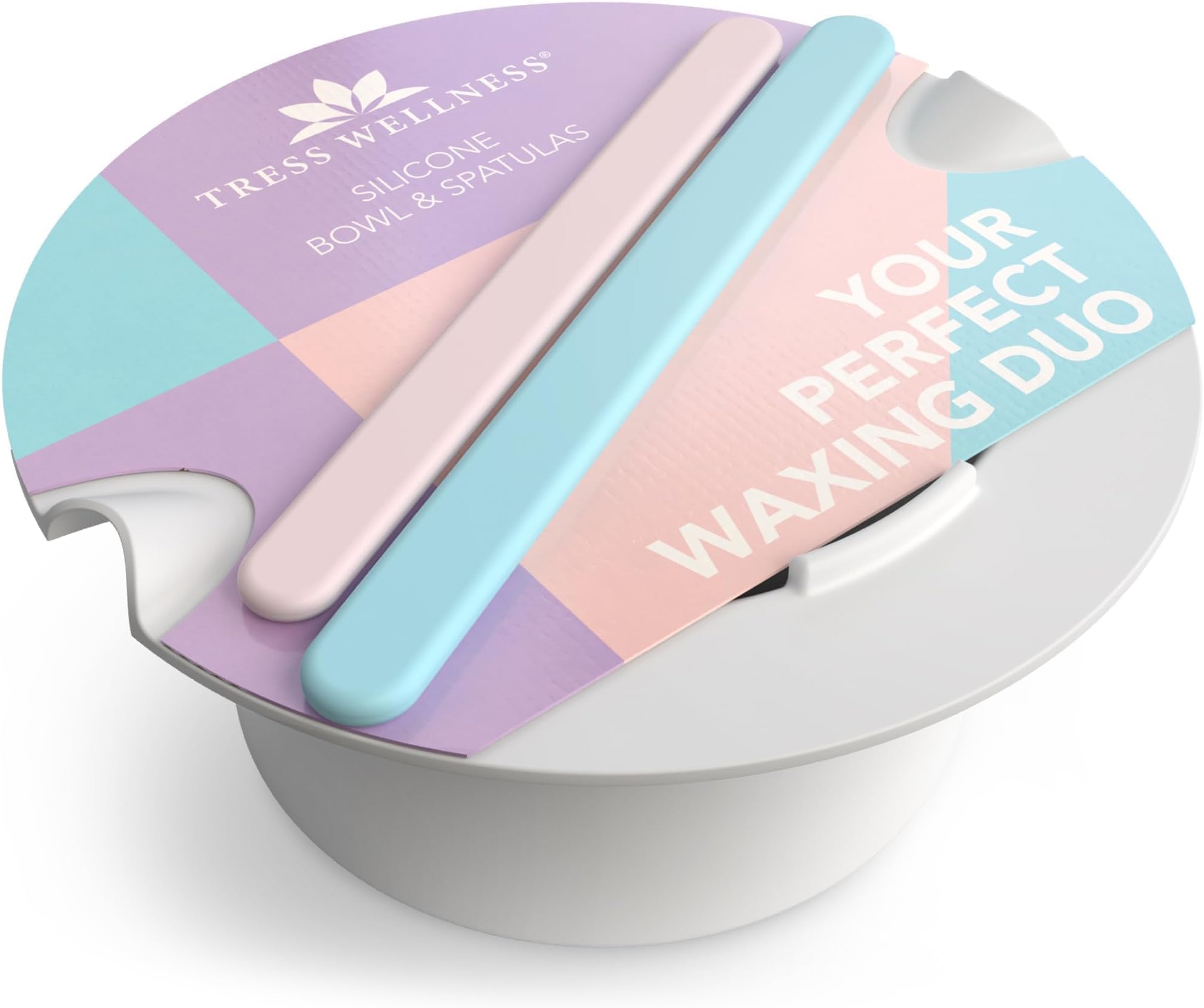 Wax Warmer Silicone Liner - Easy to Clean Silicone Wax Warmer Bowls with 2x Silicone Spatulas Compatible with 16oz Electric Waxing Kit