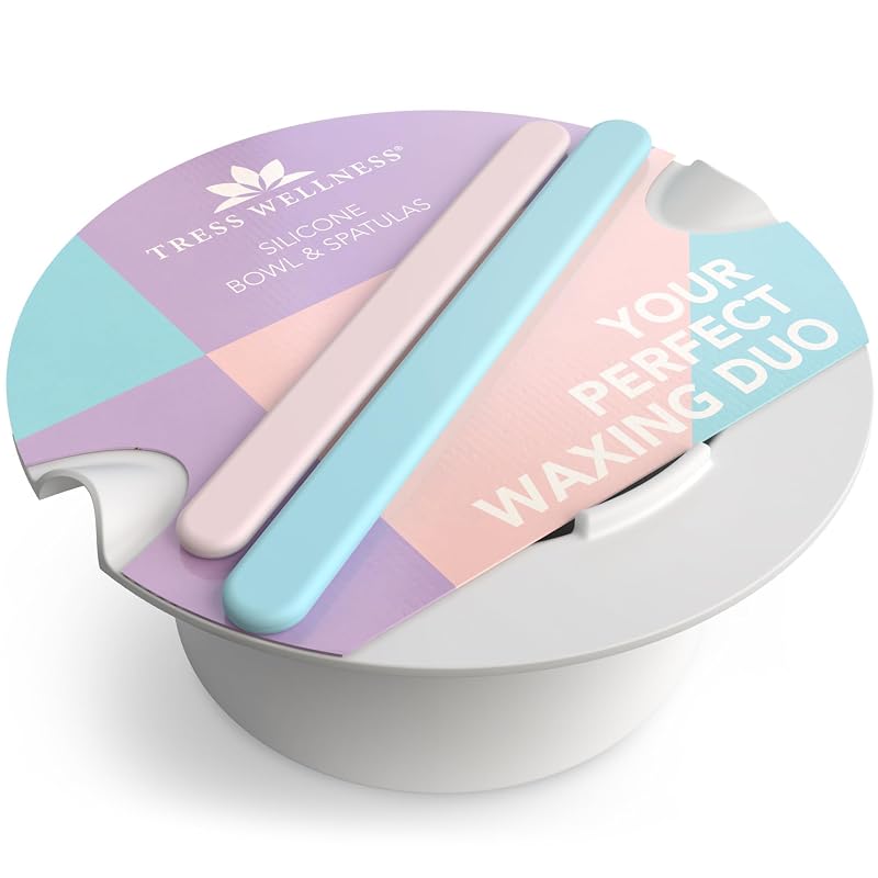 Forro de silicone para aquecedor de cera Tress Wellness com 2 espátulas