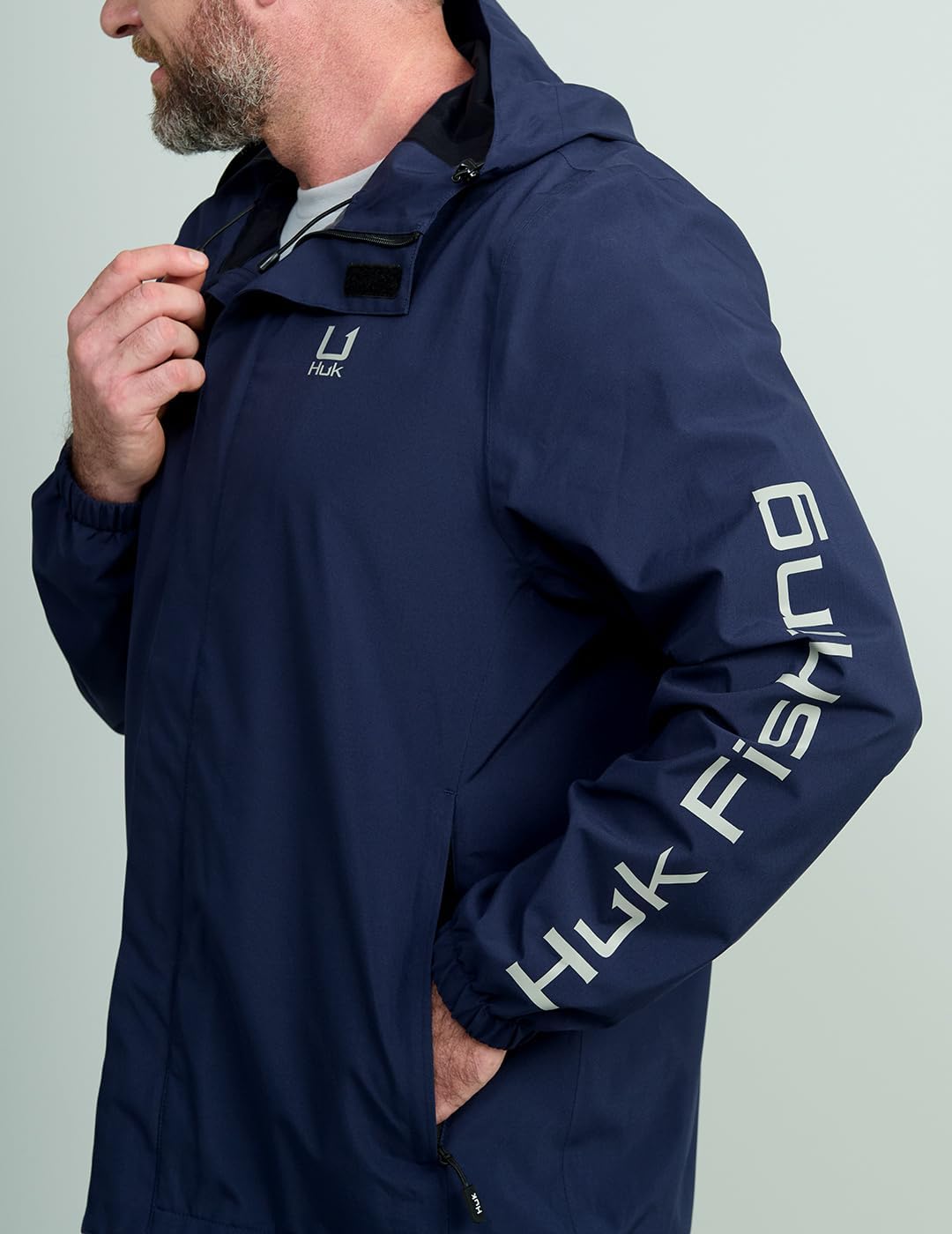 HUK - Men's Storm Jacket, Heavy Duty Fishing Rain Coat