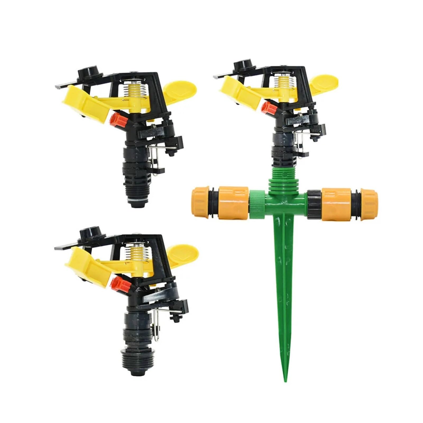 1pc 1/2" Male Thread Rotating Jet Sprinklers Rocker Nozzles for Garden Farm Drip Irrigation(A)