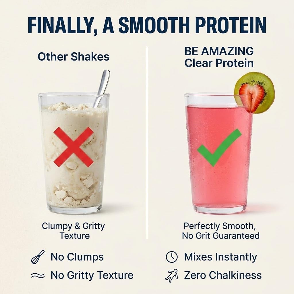 BE AMAZING Strawberry Kiwi Clear Protein