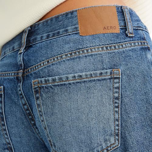 AEROPOSTALE Women's Low Rise Baggy Wide Leg Jean4