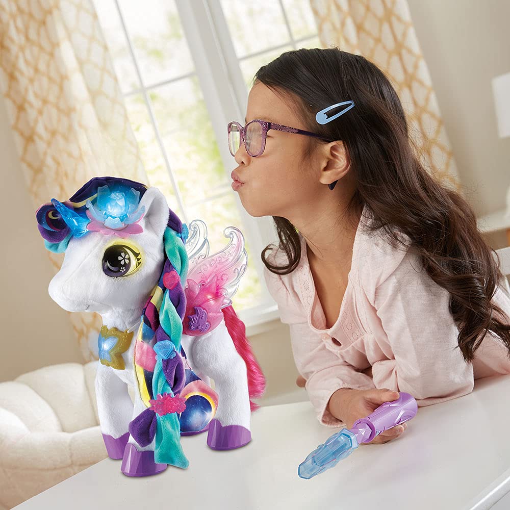 VTech Styla, Ma Unicorno Trucco Magico, Peluche Unicorno Interactive - Dati 4 Anni