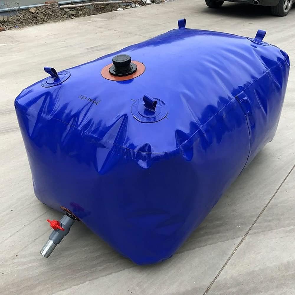 Tanque de Agua, Deposito Agua Flexible 500-3000L, Gran Capacidad Deposito de Agua, Almacenamiento de Agua Flexible, para Regar Plantas, Espesar Sistema De Bolsa De Recole-600L