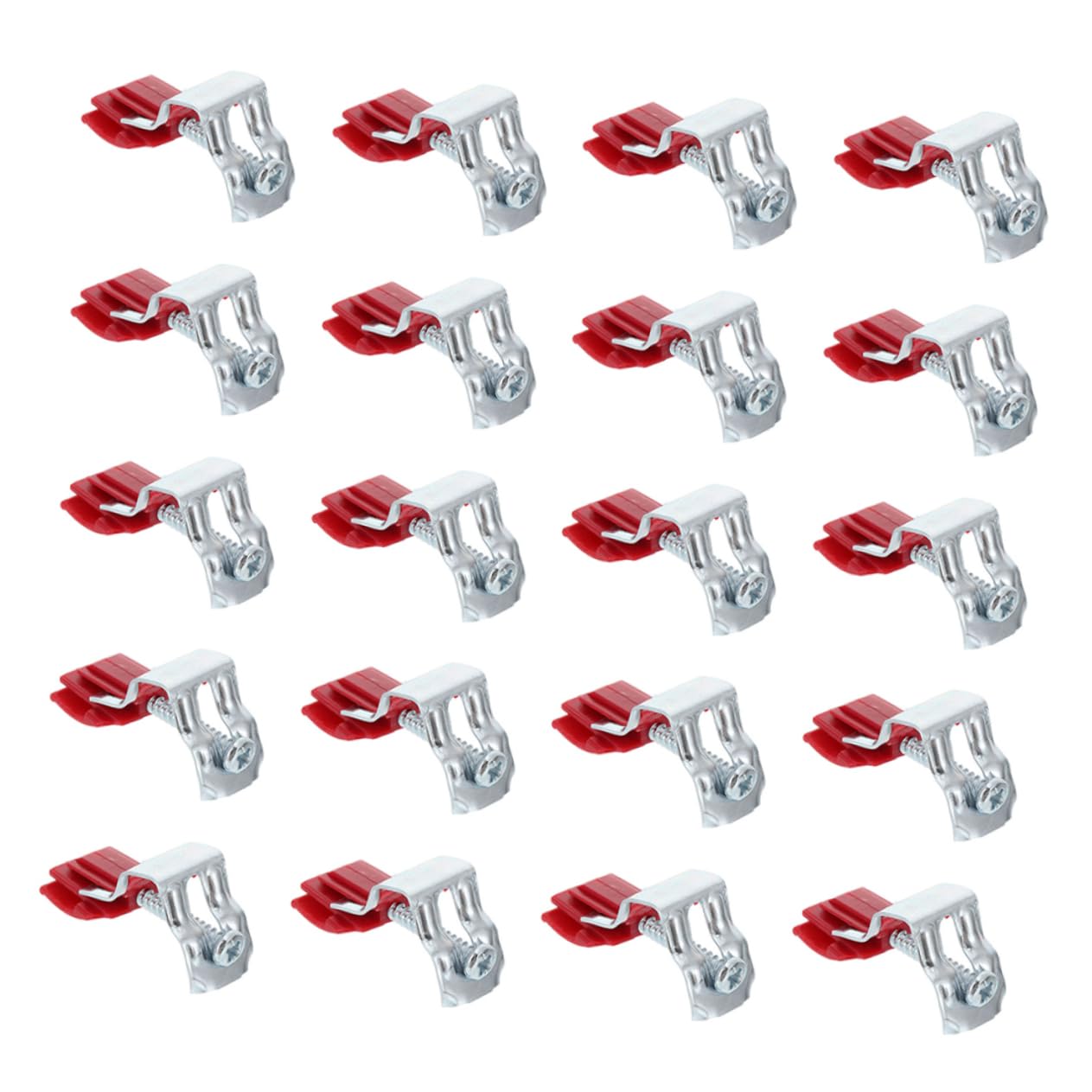 Clips de fixation évier cuisine réglables Outanaya, accessoires montage acier lot de 20
