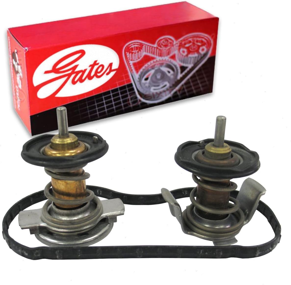 Gates Engine Coolant Thermostat compatible with Ford F-250 Super Duty 6.4L V8 2008-2010