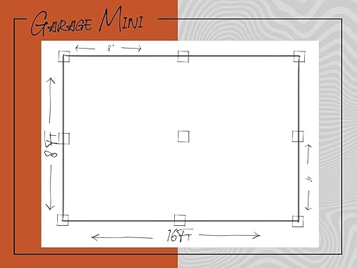 OC Ramps Mini rampa de garaje (16 x 8 x 2 pies) – Un medio tubo de patineta de 2 pies de alto diseñado para caber en tu garaje o patio trasero – 2