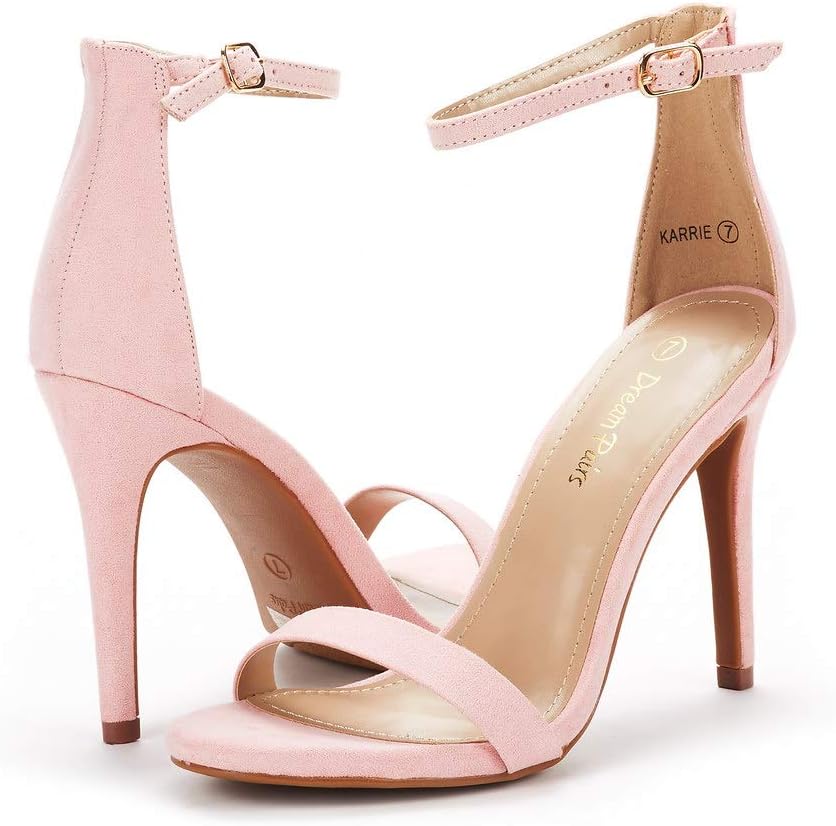 DREAM PAIRS Women's Karrie Pink High Stiletto Pump Heeled Sandals Size 9.5 B(M) US - Image 6