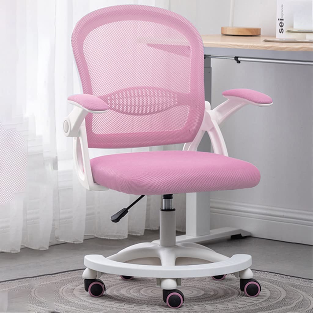Sedia da scrivania con Schienale Alto,operativa braccioli,ergonomica,Girevole per Ufficio Regolabile in Rete Computer Bambini,Ragazzi e Ragazze(Colore:/)