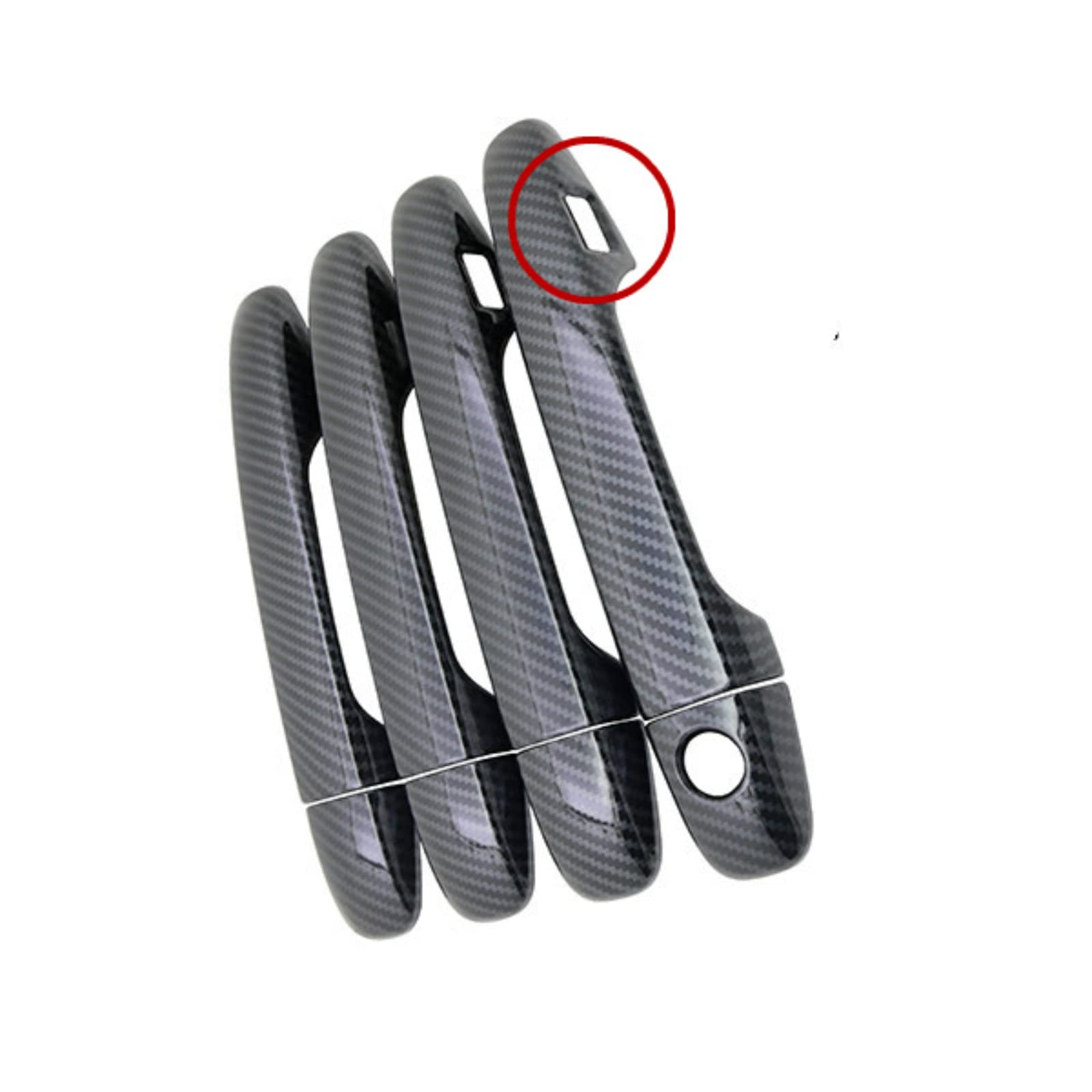 Garniture poignée de porte chrome Toyota Avensis T270 finition luxe accessoires auto