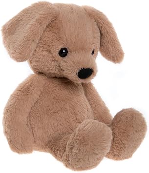Charlie Bears Ruff Puppy - Bear & Me Oatmeal Brown Dog Pup Stuffed Animal Toy Gift - 30cm/12 Tall