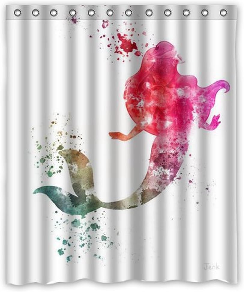 Libra Girl Ariel Little Mermaid Skcase Custom Shower Curtain,66x72 Inch
