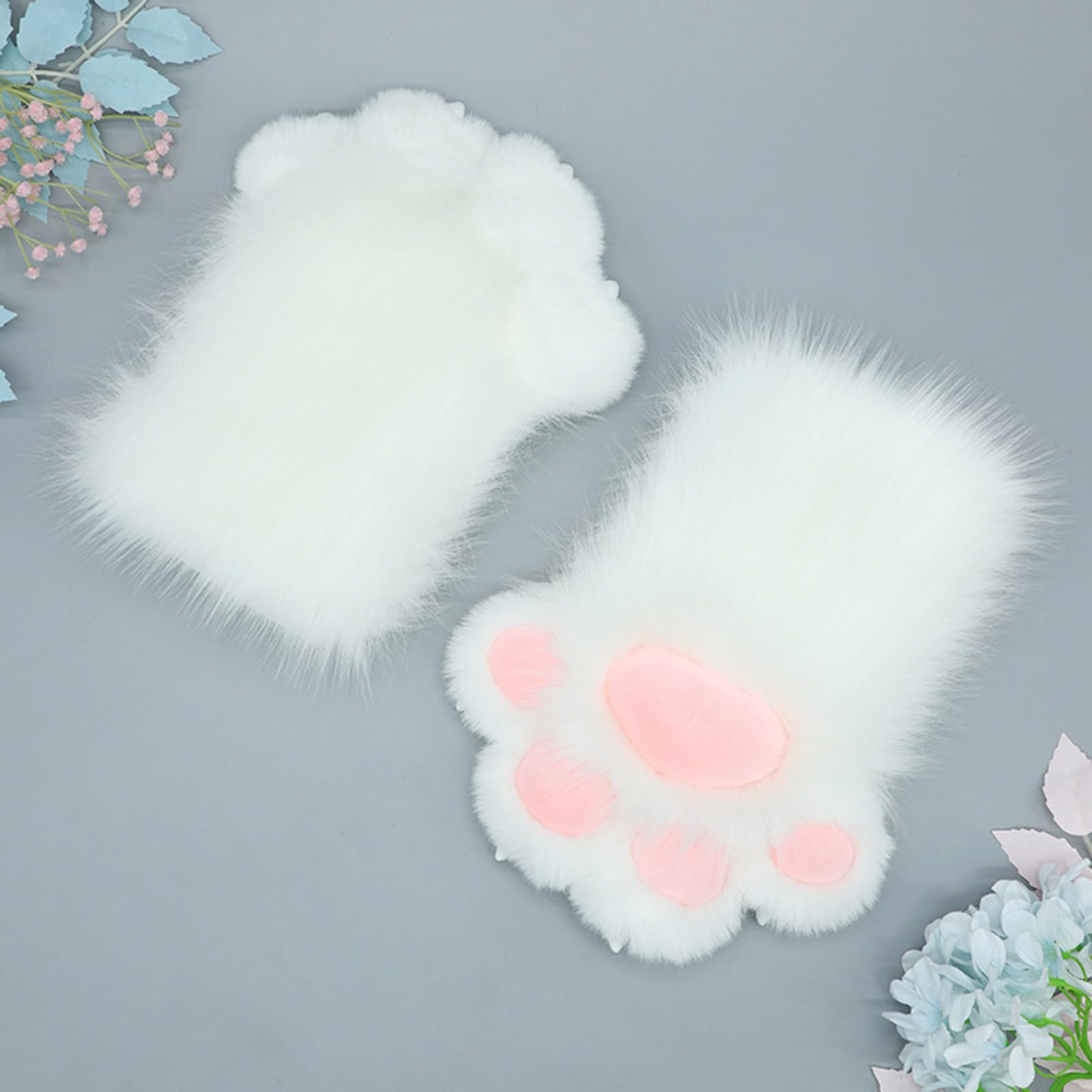 Guantes de pata de disfraz para mujer, guantes de pata de Halloween, fiesta de animación, juego de rol, calentadores de manos