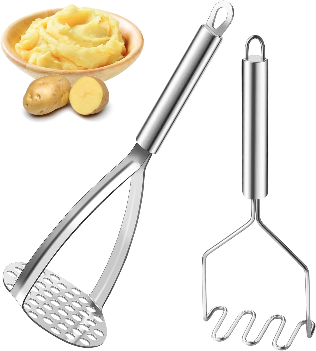 Faligee Premium Spätzle-/Kartoffelpresse Aus Edelstahl – Rostfrei, Spülmaschinenfest, Mit Schaber