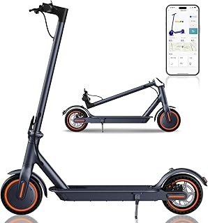 QnQ E Scooter, 2025 8.5 Inch Foldable Scooter, 500 W/25 km/h Motor, 25-30 km Range, Puncture-proof Honeycomb Tyres, App Control and LED Display, 36 V 7.8 Ah Battery, Max 120 kg