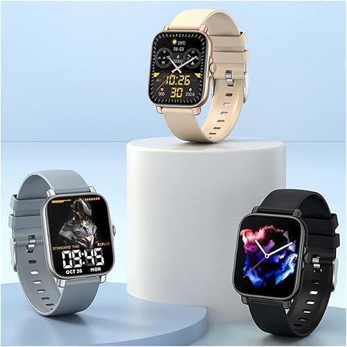 Reloj inteligente de 169 pulgadas con función de llamada para teléfono Android e iOS reloj impermeable frecuencia cardíaca oxígeno en sangre presión