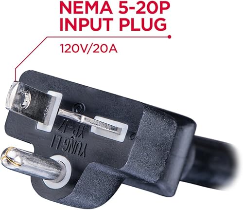 Miniatura 6 de CyberPower RKBS20ST4F8R Protector contra sobretensiones para barra de raqueta, 120V20A, 12 tomas, cable de alimentación de 15 pies, montaje en rack