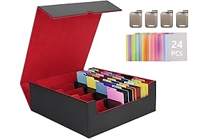 Card Storage Box with Robust Card Supporters for Superior TCG Organization