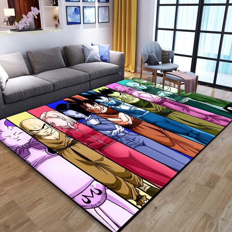 Dragon Ball Anime Alfombra Sala De Estar Dormitorio Alfombra De Cabecera Sala De Estudio Japonesa...