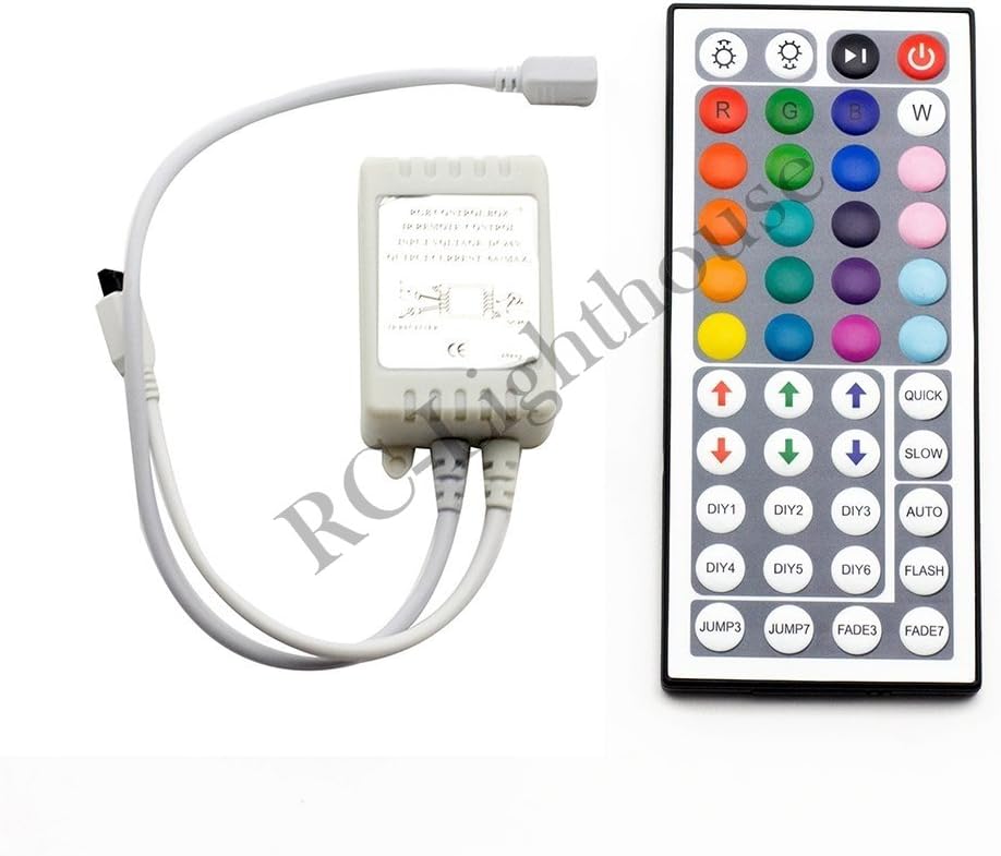 Amazon.com: 44 Key IR Remote Control for 3528 or 5050 LED Light Strips ...