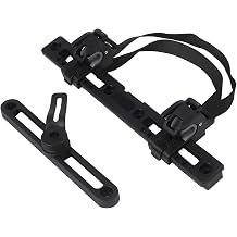 Bike Pannier Hook Buckle Set PA66+GF Upper Lower Mounting Brackets 7 Adjustable Points for Side Bag Attachment