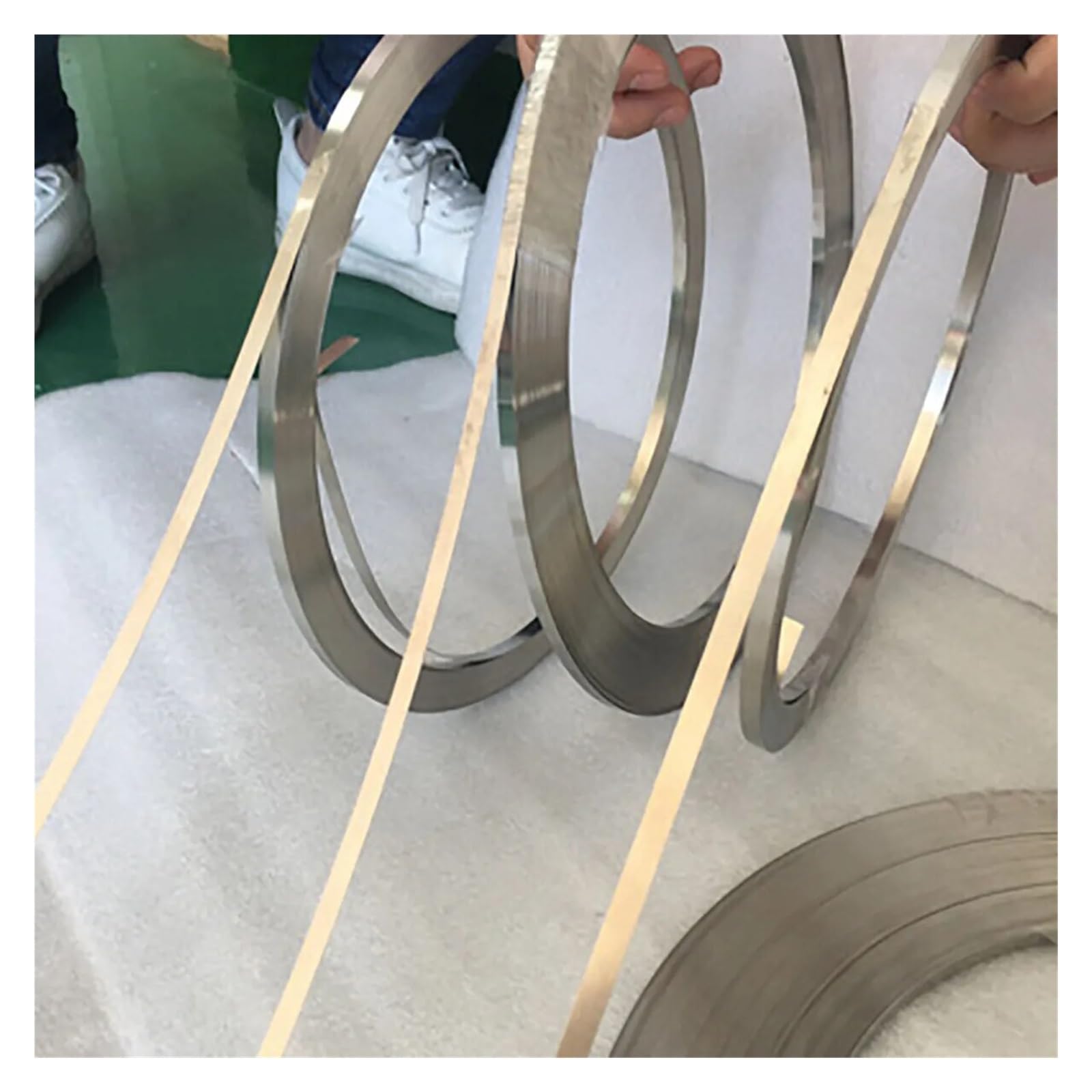 Rotolo Striscia Acciaio Inox Per Artigianato - Flessibile, Resistente, Per Progetti DIY - Foto 3