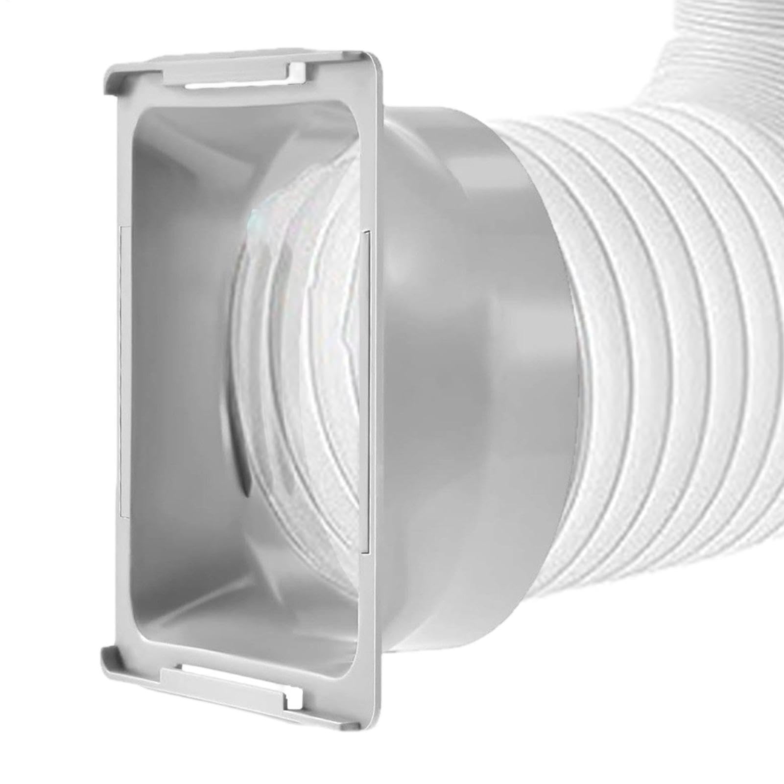 AC Square Exhaust Hose Coupler Portable Air Conditioner Exhaust Hose Coupler Secure Fit Tight Sealing for Apartment Dwellers Small Space Home Setup Rental House
