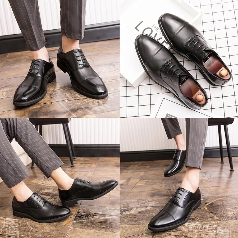 靴 HOMME PLUS laether shoes ziitop Dress Shoes for Men Mens Dress Shoes Oxford Shoes Men