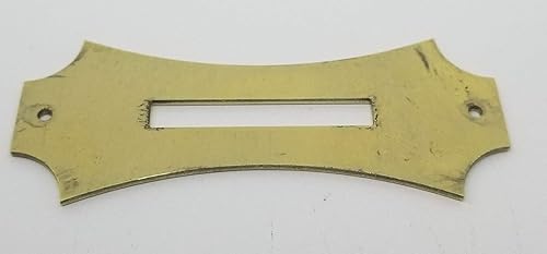 Miniatura 5 de Ranura de latón con sello festoneado para monedas, banco, caja de dinero, agujero de joyería, antiguo vintage