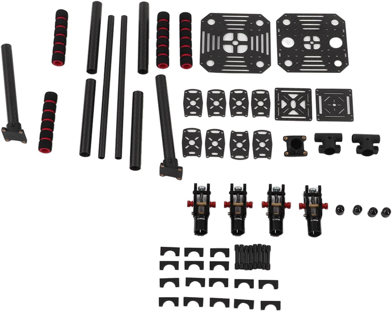 LX350 Quadcopter Frame, Folding LX350 Frame with Antislip Mat for FPV Drone Flight Control System