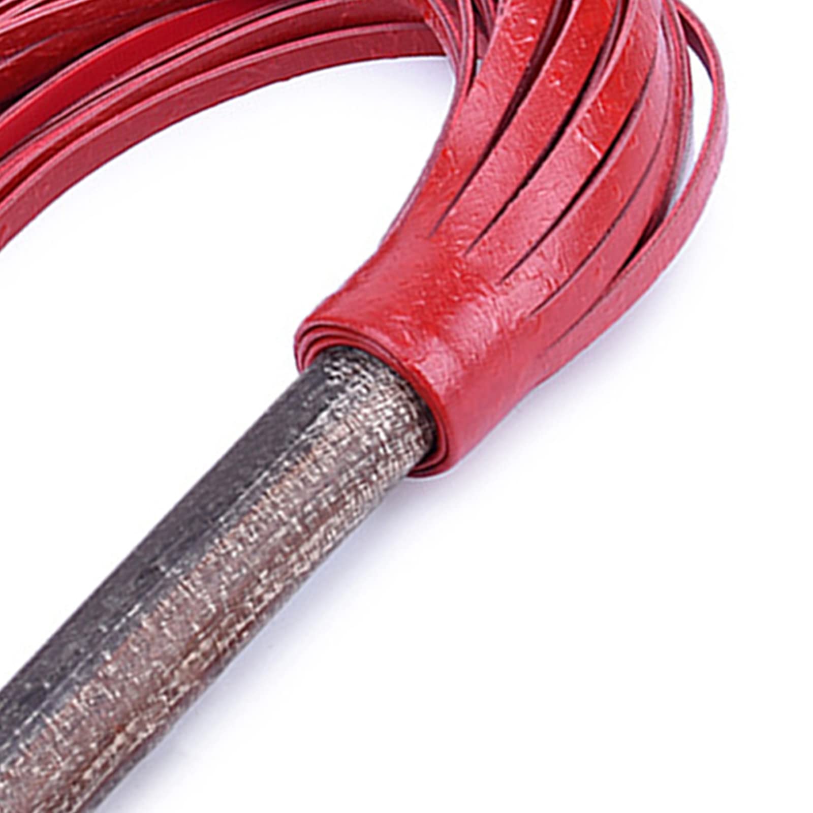 Peitsche Erotik Flogger Rindsleder SM Spanking Quasten Gerte BDSM Bondage Reitgerte Holzimitat Griff Partners Spiele Rollenspiele Cosplay Sex Spielzeug Für Frauen Männer Und Paare