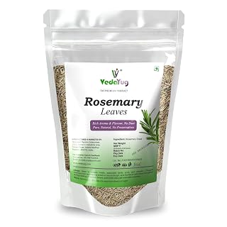 VY VedaYug Rosemary Leaves for Hair Growth, Seasoning and Tea 200g | Dried Rosemary Leaf - 200g