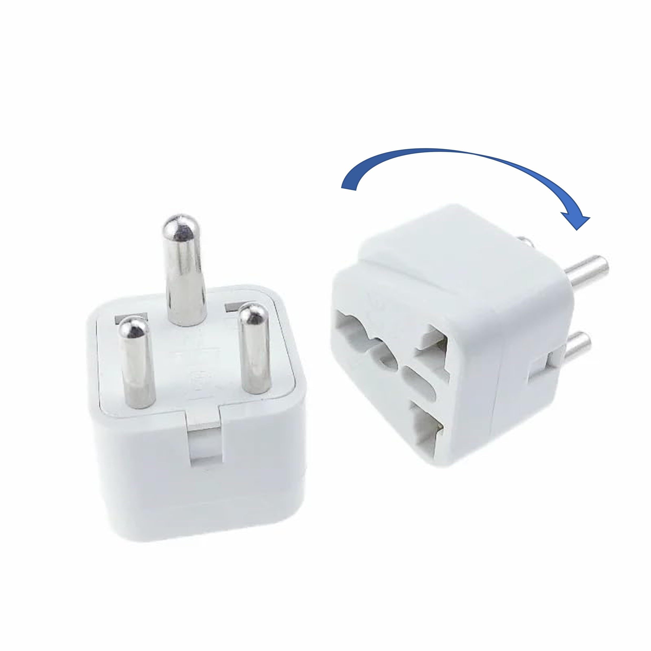 Type D Plugs: Your Essential Travel Companion for India, Sri Lanka, Nepal, Bhutan, Maldives, and more - [1 pc]