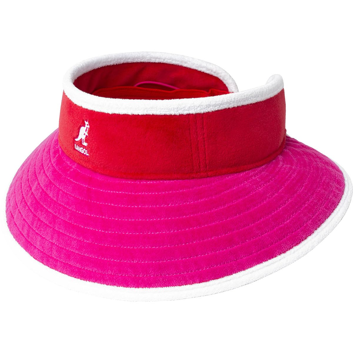 Kangol Beach Side Visor Sonnenvisor Sonnencap Damen/Herren - mit Schirm, Klettverschluss, Klettverschluss Frühling-Sommer Sommer