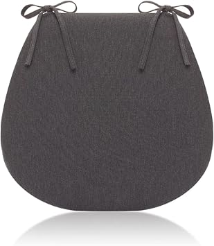 Solid Color/Horseshoe Shape/Eat Cushion/with Ties/Non Slip/Chair Pad/Comfort/Memory Foam/Hair Cushion/for/Home/Office Outdoor