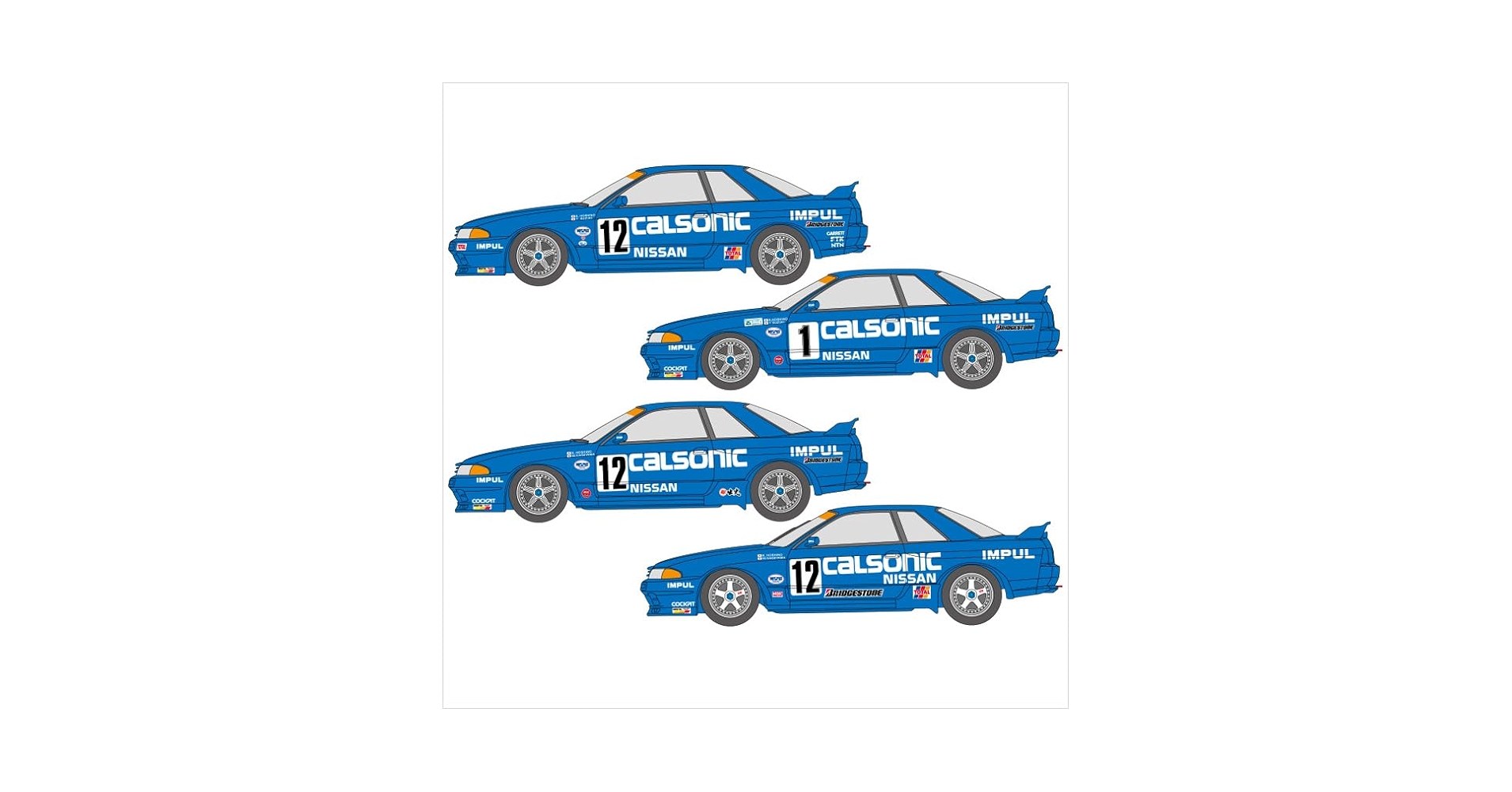 Amazon | SHUNKO MODELS 1/24 カルソニックGT-R 1990-93 デカール