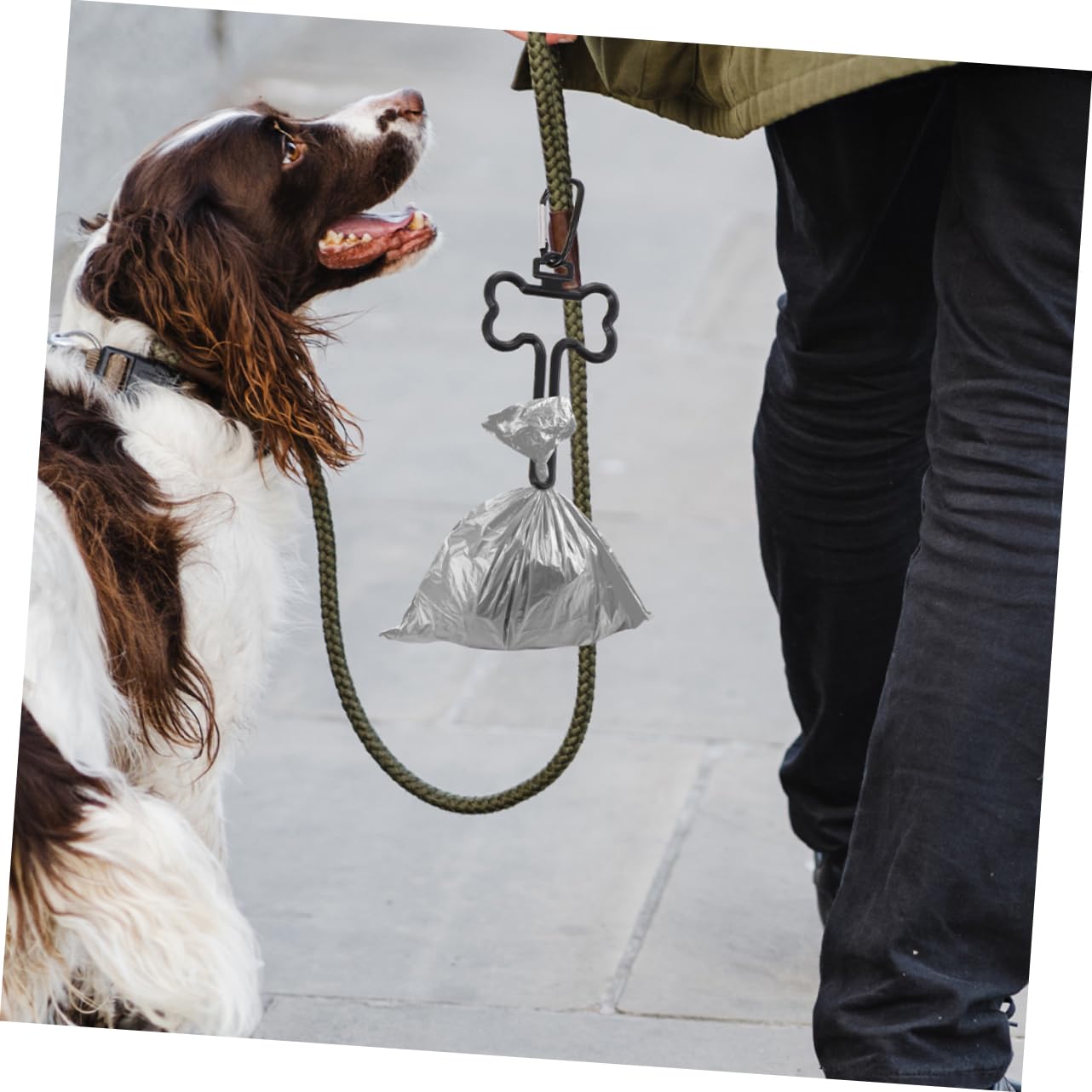 BESPORTBLE 40piezas Clips Para Bolsas De Desechos De Soporte Portátil Para Recogida De Excrementos De De Para