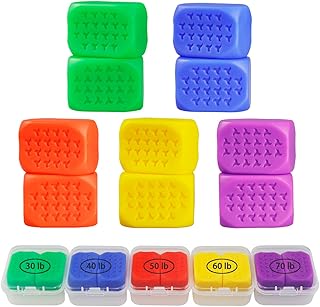 Jawline Exerciser for Men & Women,5 Resistance Levels (10 pcs),for Beginner, Intermediate & Advanced Users