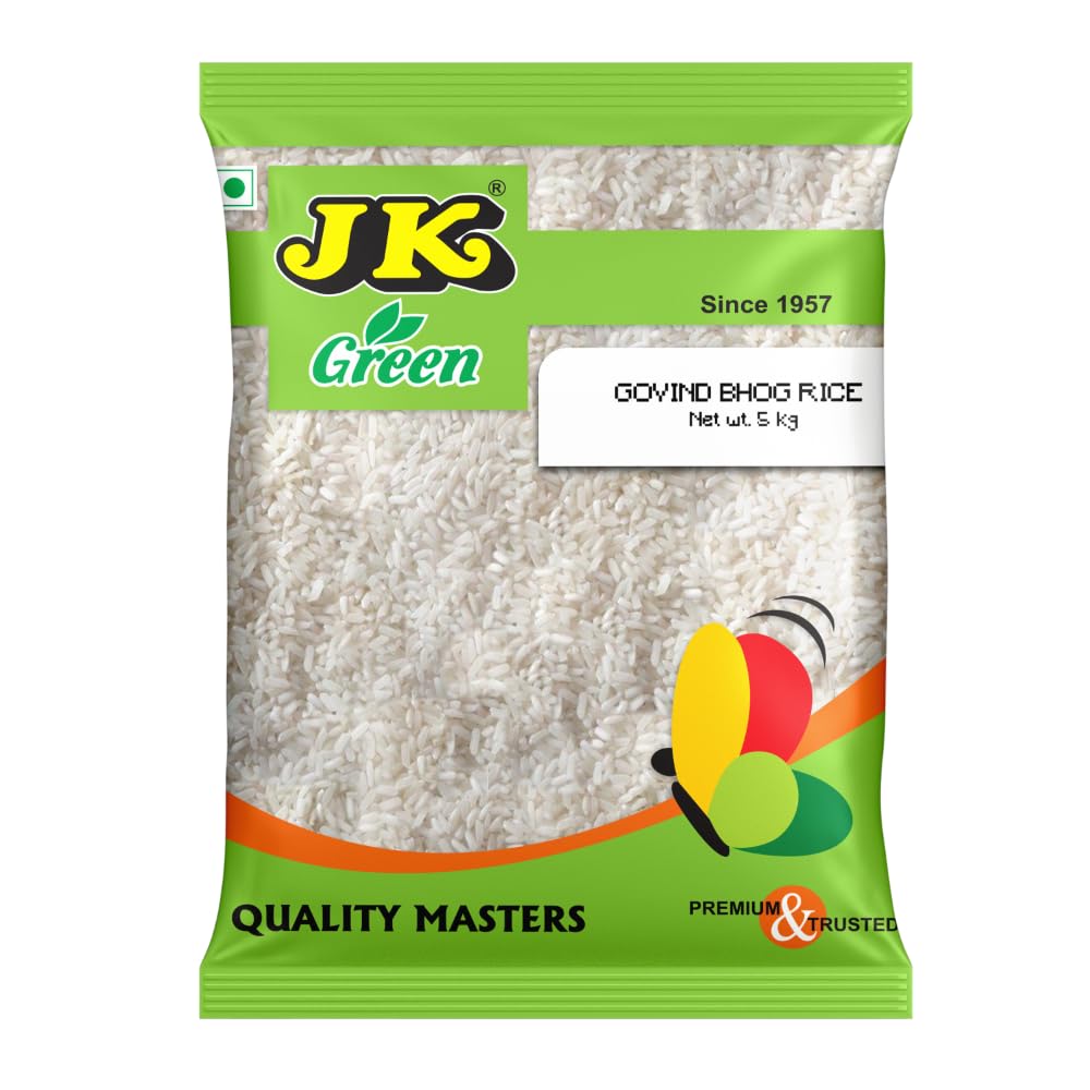 JK Govind Bhog | Bardhaman Rice | Pure Aromatic Bengal Rice | Flavorful & Aromatic | Direct from Bengal Farmers | 100% Natural | 5Kg (Pack of 1)-image-33
