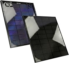 2pcs Bifacial Solar Panel N-Type 18BB 200W - Total 400W Bifacial Solar Panels with Anti-PID Technology Optimized for Farms Rooftops Marine Use
