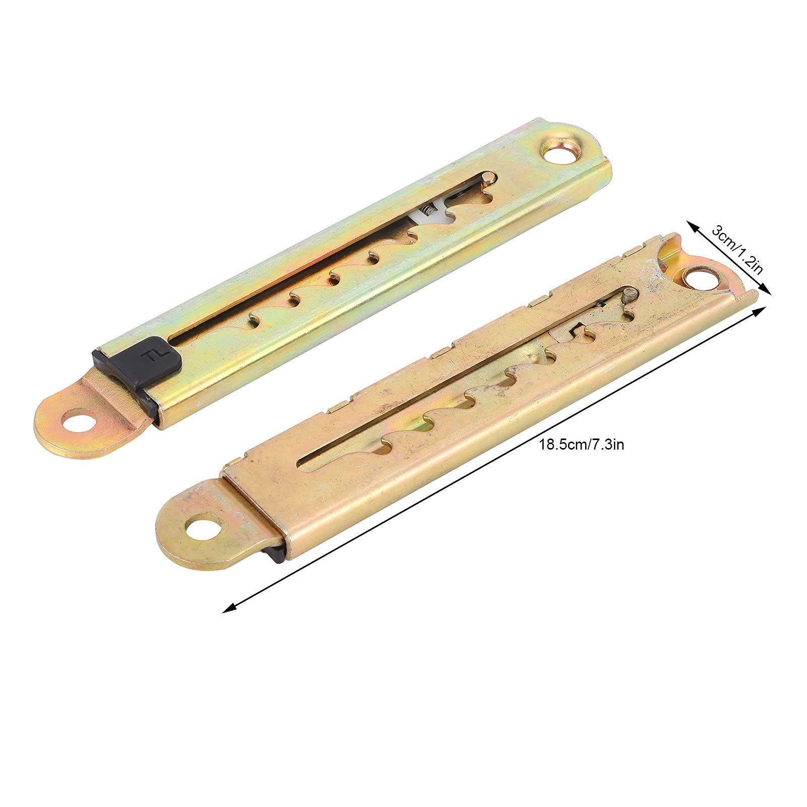 Alvinlite Adjustable Lifting Hinge Furniture Lifting Rod Hardware Hinge for Adjust the Backrest of Sofa Bed(7 gears)