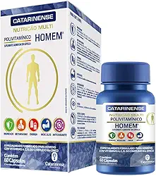 Polivitamínico A-Z Homem - 60 Cápsulas - Catarinense