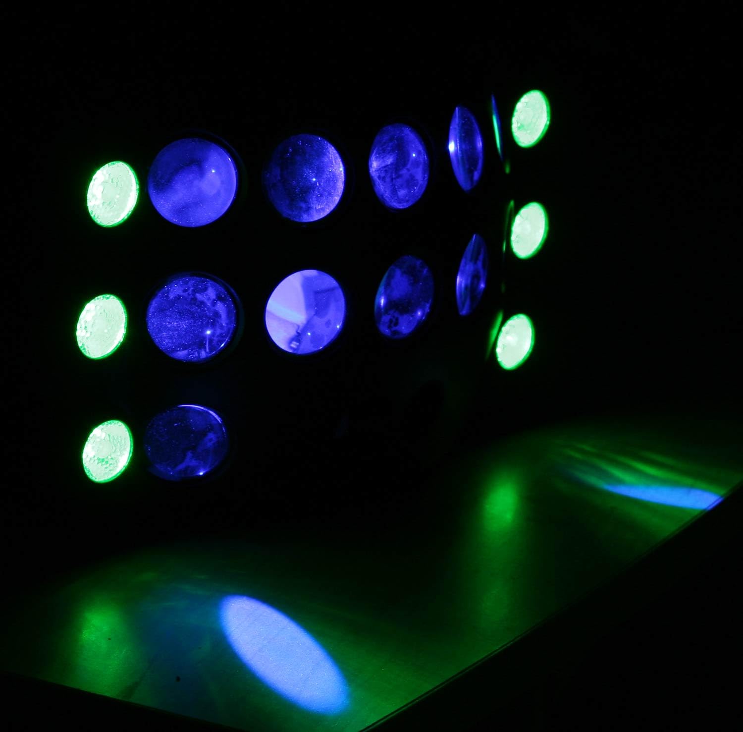 E-Lektron Butterfly-3 RGBW LED Disco Party Butterfly Lichteffekt mit 6 Strahler