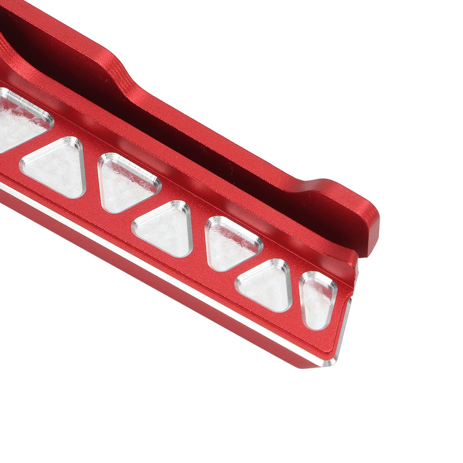 Pedal lateral de metal, deslizador de roca para SCX6 1/6 (Roja)