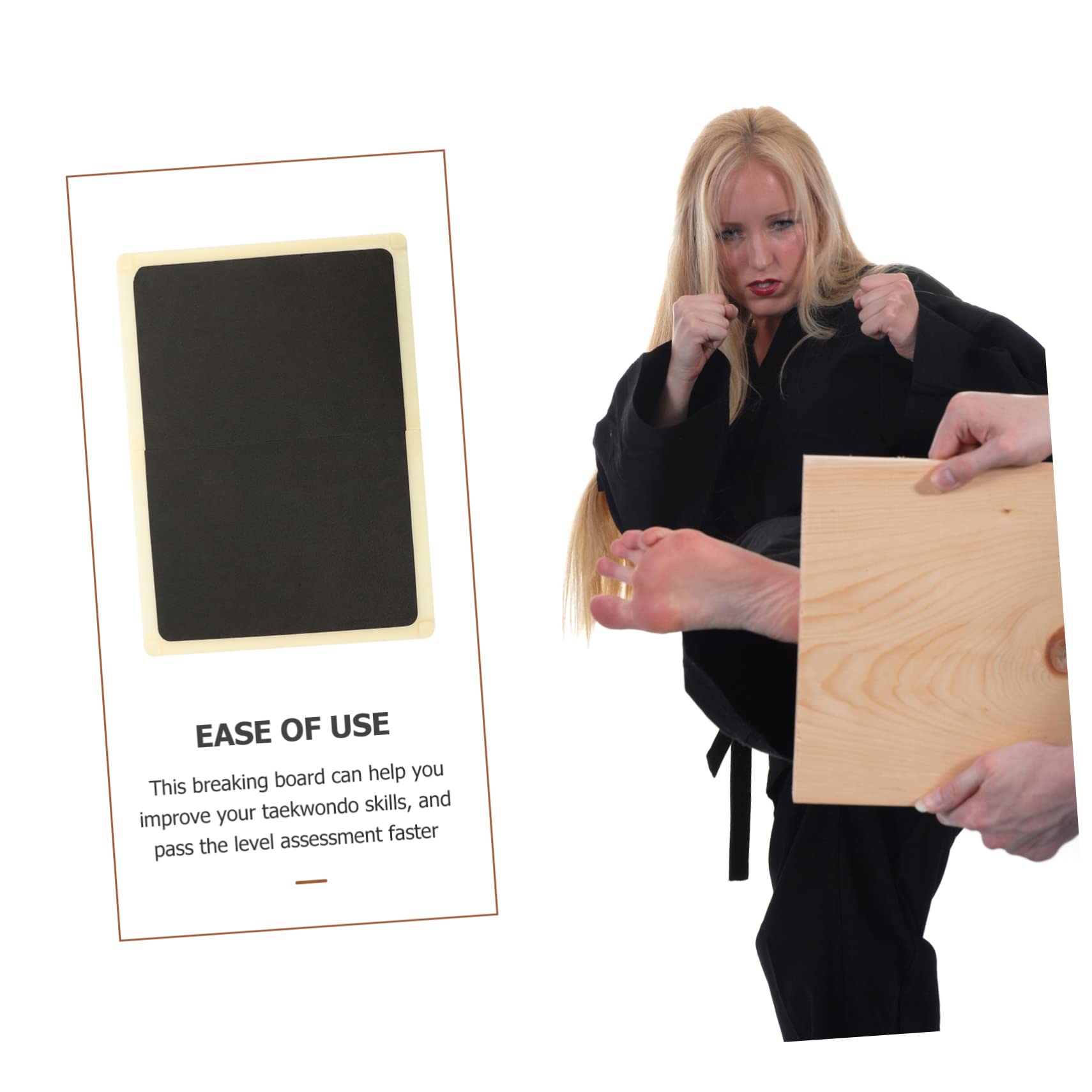 Balacoo Professional Taekwondo Breaking Board Kicking Pad for Boys and Girls Martial Arts Training Reusable Punching Pad