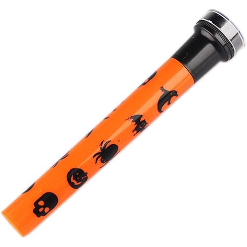 Kids Halloween Flashlight Skull Ghost Pumpkin Bat Spider Halloween Light Projector Halloween Props